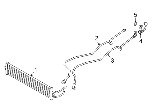 2021 BMW 740i xDrive Oil Cooler Diagram