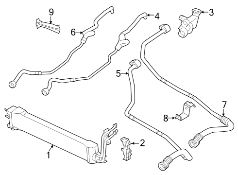 2024 BMW X6 Trans Oil Cooler Diagram 3