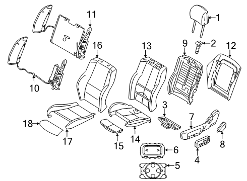 2023 BMW X4 Power Seats Diagram 2