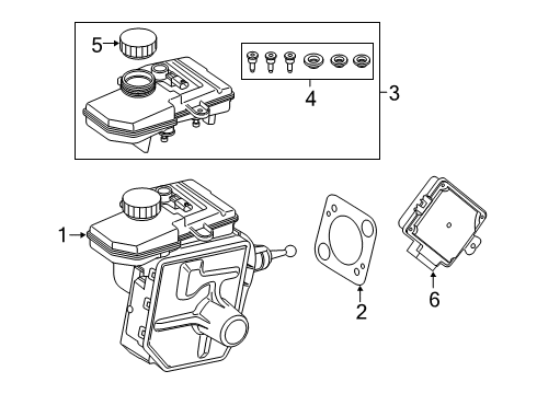 2021 BMW M850i xDrive Hydraulic System Diagram