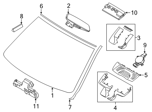 2023 BMW X7 SATZ SPIEGELFUSSABDECKUNG Diagram for 51165A81E20