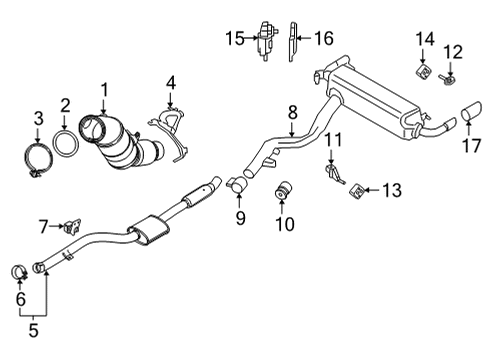 2022 BMW 430i Exhaust Manifold Diagram 2