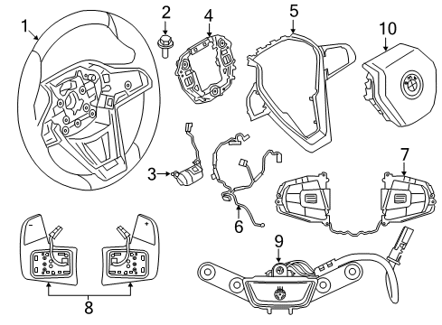 2022 BMW 530e Switches Diagram 4