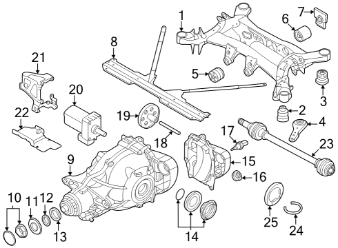 2023 BMW M240i PUSH ROD LEFT Diagram for 33306883287