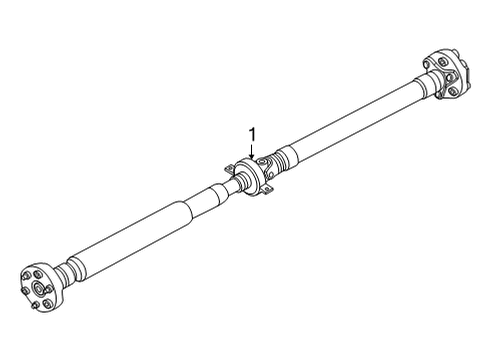 2023 BMW M4 Drive Shaft - Rear Diagram