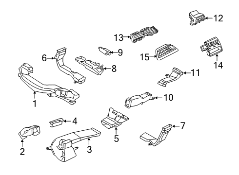 2020 BMW 740i xDrive REP. KIT FOR RADIO/CLIMATE C Diagram for 61315A48109