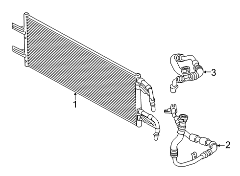 2024 BMW M235i xDrive Gran Coupe Trans Oil Cooler Diagram