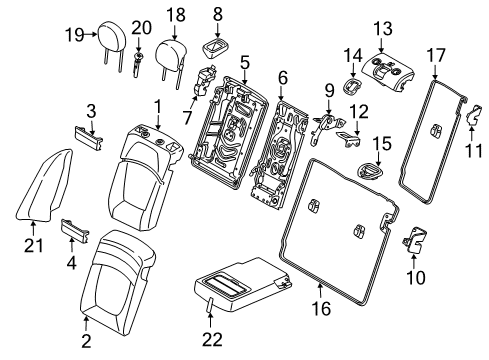 HEADREST LEATHER Diagram for 52207939719