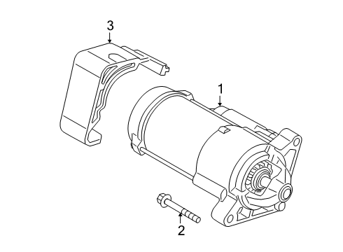 2023 BMW X2 Starter Diagram 1