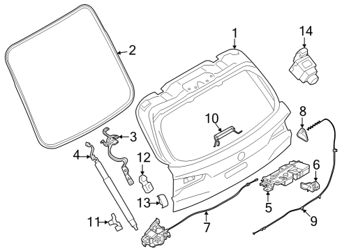 2022 BMW iX Gate & Hardware Diagram