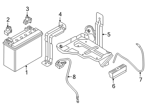 2021 BMW i3 Battery, Cooling System Diagram 2