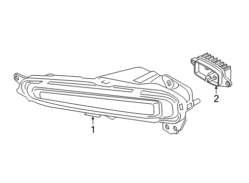 2021 BMW i3 Signal Lamps Diagram