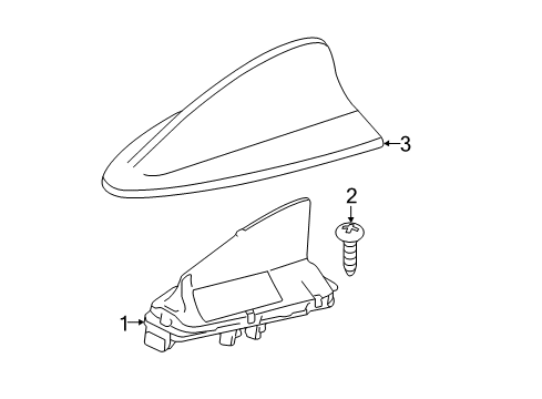 2021 BMW 230i Antenna & Radio Diagram 2