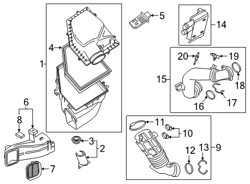 2023 BMW X3 M Filters Diagram 2