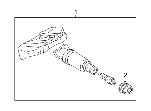 2024 BMW X1 Tire Pressure Monitoring Diagram