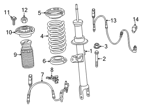 2022 BMW 840i Gran Coupe Stability Control Diagram 1