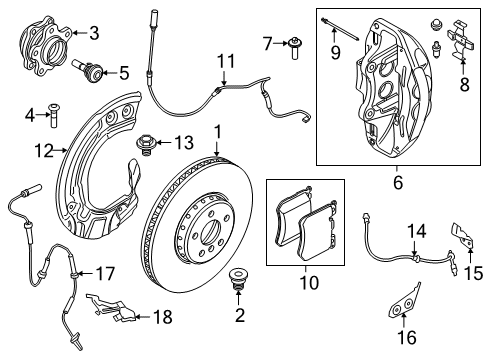 2023 BMW X5 M Anti-Lock Brakes Diagram 8