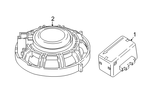 2024 BMW X1 Communication System Components Diagram