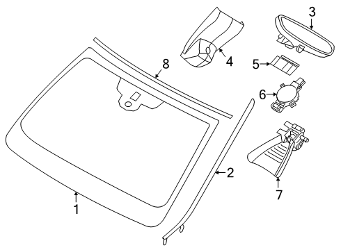 2023 BMW X2 Parking Aid Diagram 4