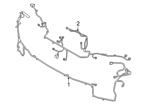 2022 BMW X6 M Electrical Components - Front Bumper Diagram 15