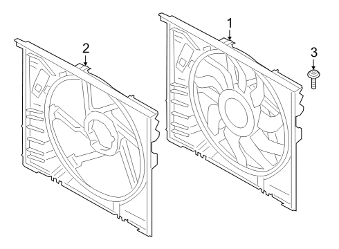 2021 BMW M3 A/C Condenser Diagram 2