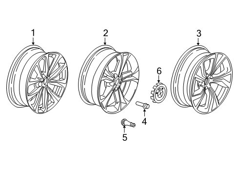 2021 BMW X3 M Wheels Diagram 1