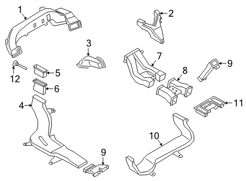 2022 BMW X5 Automatic Temperature Controls Diagram 5