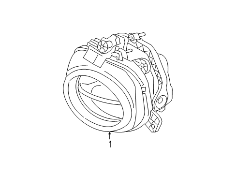 2023 BMW X2 Fog Lamps Diagram