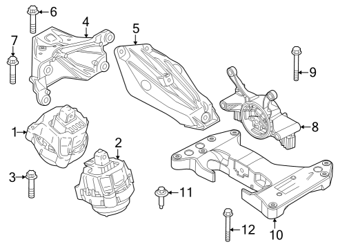 2021 BMW M3 RP 6-SPEED TRANSMISSION Diagram for 23009501831