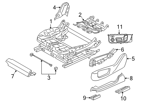 2022 BMW X5 Tracks & Components Diagram 2