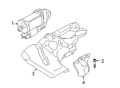 2021 BMW M760i xDrive Starter Diagram