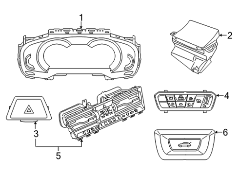 2021 BMW M8 Trunk Diagram 1