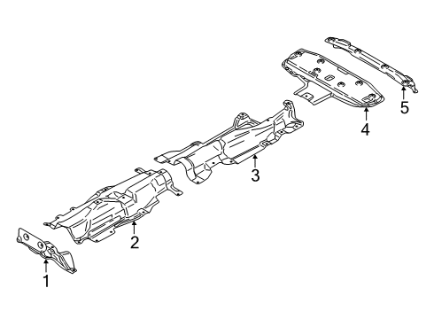 2023 BMW X2 Heat Shields Diagram