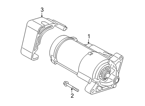 2022 BMW 228i Gran Coupe Starter Diagram 1