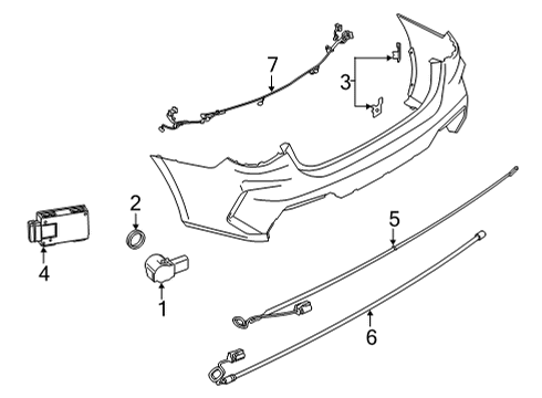 2021 BMW M440i Lane Departure Warning Diagram 4