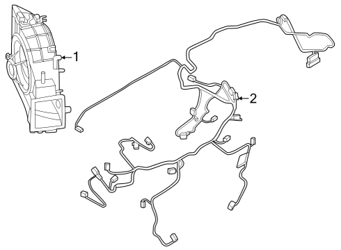 2024 BMW i7 WIRING HARNESS Diagram for 64115A2B407