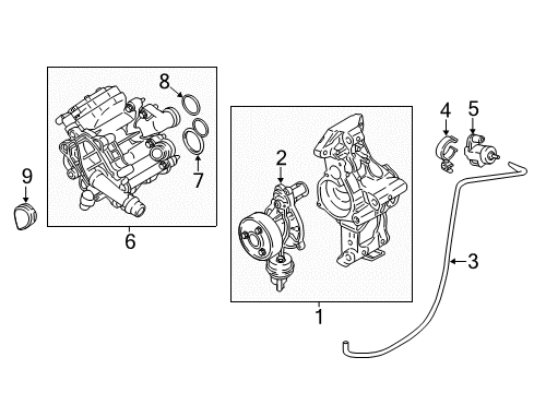 2021 BMW 230i Water Pump Diagram