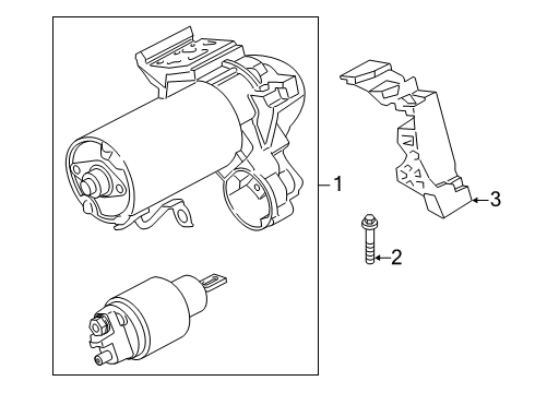 2023 BMW 330i xDrive Starter Diagram 1