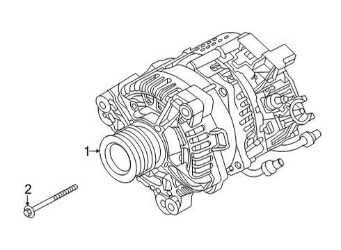 2023 BMW X4 Alternator Diagram 2