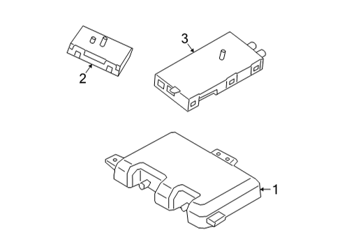 2024 BMW M8 Antenna & Radio Diagram