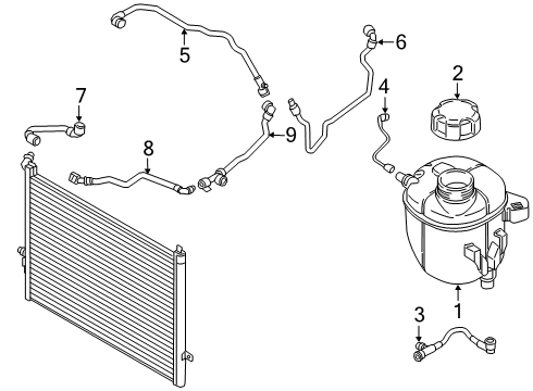 2022 BMW 840i Hoses & Pipes Diagram 2