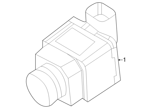 2023 BMW 330e xDrive Electrical Components - Front Bumper Diagram 6