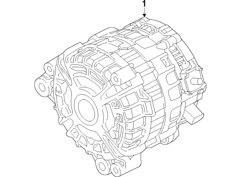 2021 BMW X4 Alternator Diagram 1