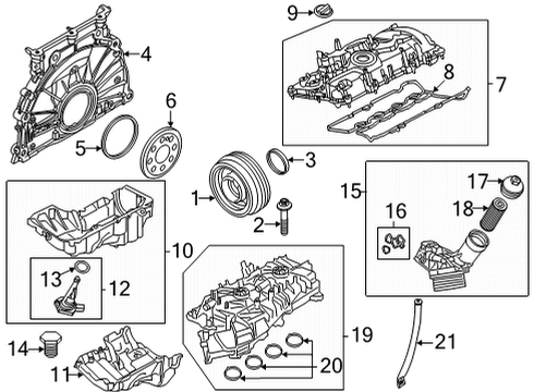 2022 BMW 230i Engine Parts Diagram