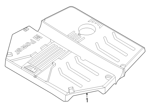 2023 BMW X3 M Engine Appearance Cover Diagram 3