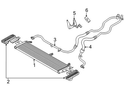 2024 BMW M440i Engine Oil Cooler Diagram