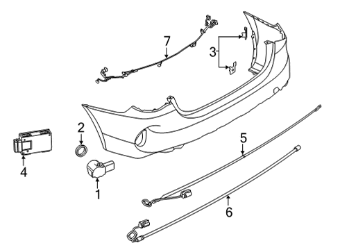 2022 BMW 430i Lane Departure Warning Diagram 5