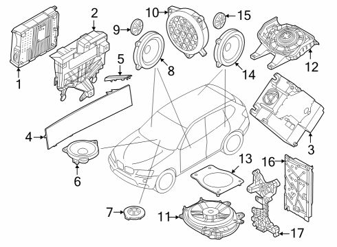 2023 BMW iX RP Diagram for 65125A55AE0