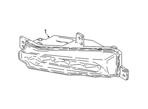 2022 BMW X6 M Fog Lamps Diagram