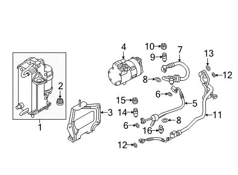 2022 BMW 530i Switches & Sensors Diagram